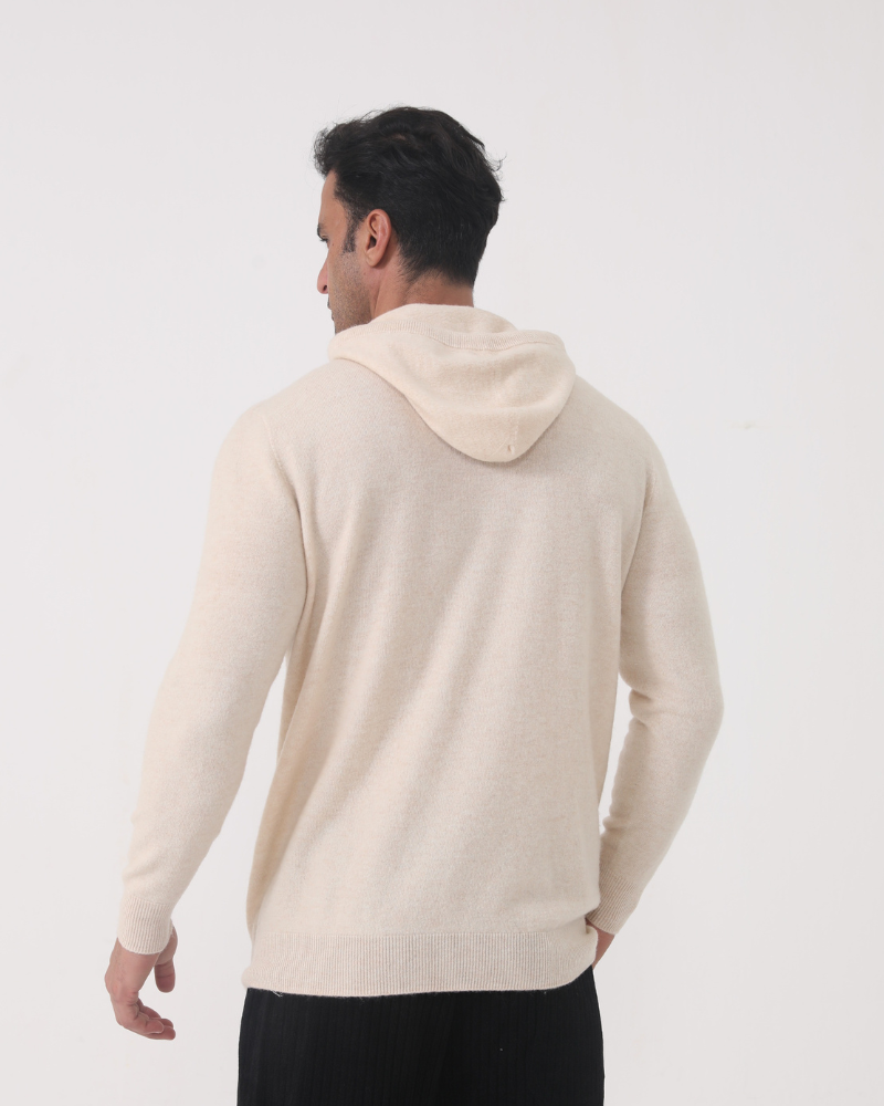 Kapuzenpullover aus 100 % Kaschmir - Milano®